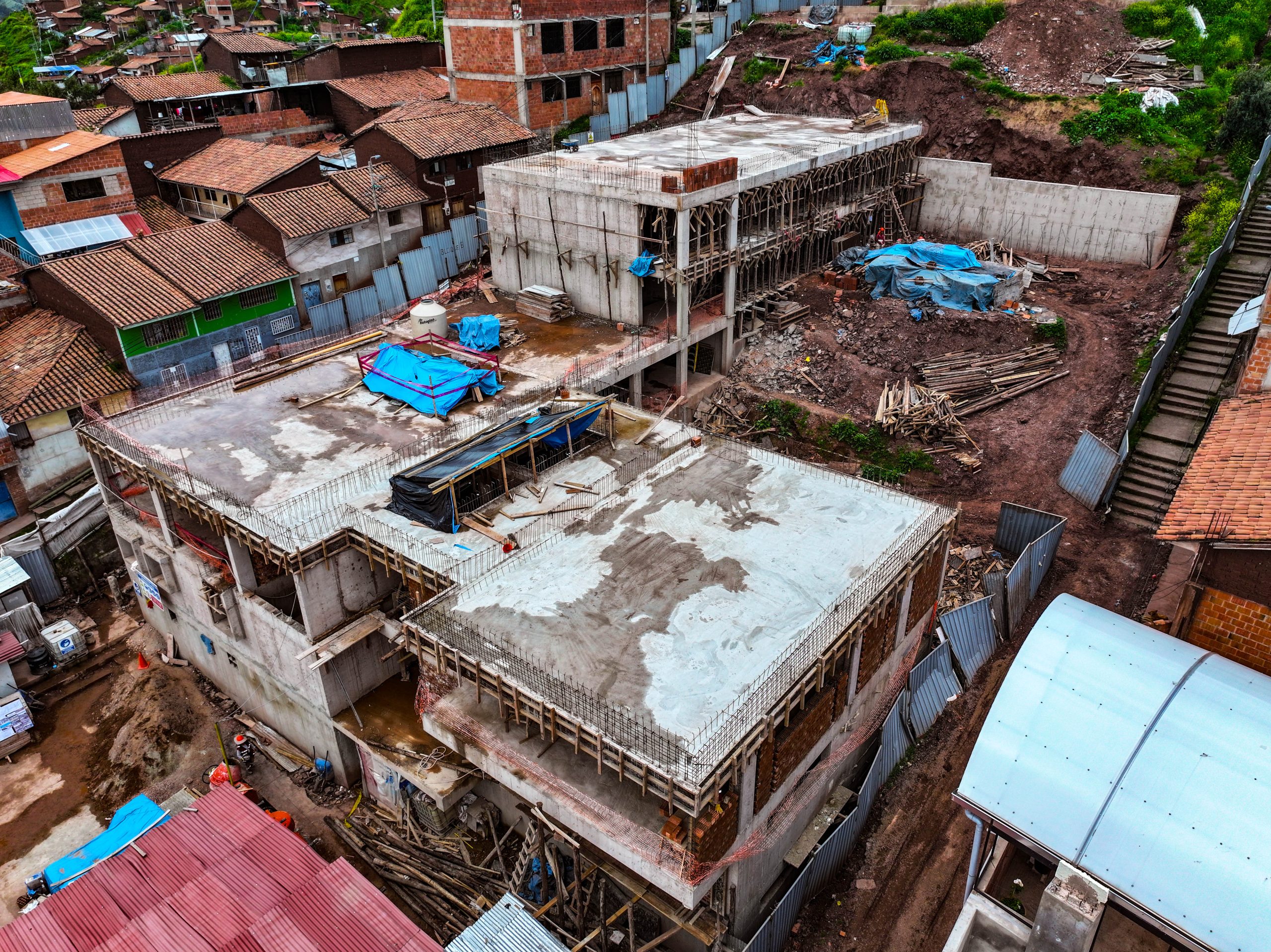 MÁS DEL 45 % DE AVANCE FÍSICO EN LA CONSTRUCCIÓN DEL MODERNO JARDÍN N.º 1198 “VILLA EL SOL”