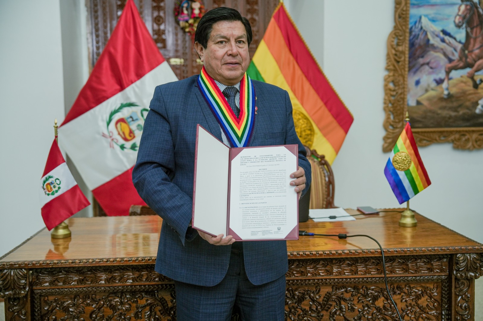 MUNICIPALIDAD DEL CUSCO LIDERA ALIANZAS INTERNACIONALES PARA PROTEGER Y PROMOVER EL PATRIMONIO